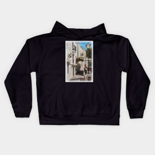 A Street in Mojácar Pueblo Kids Hoodie